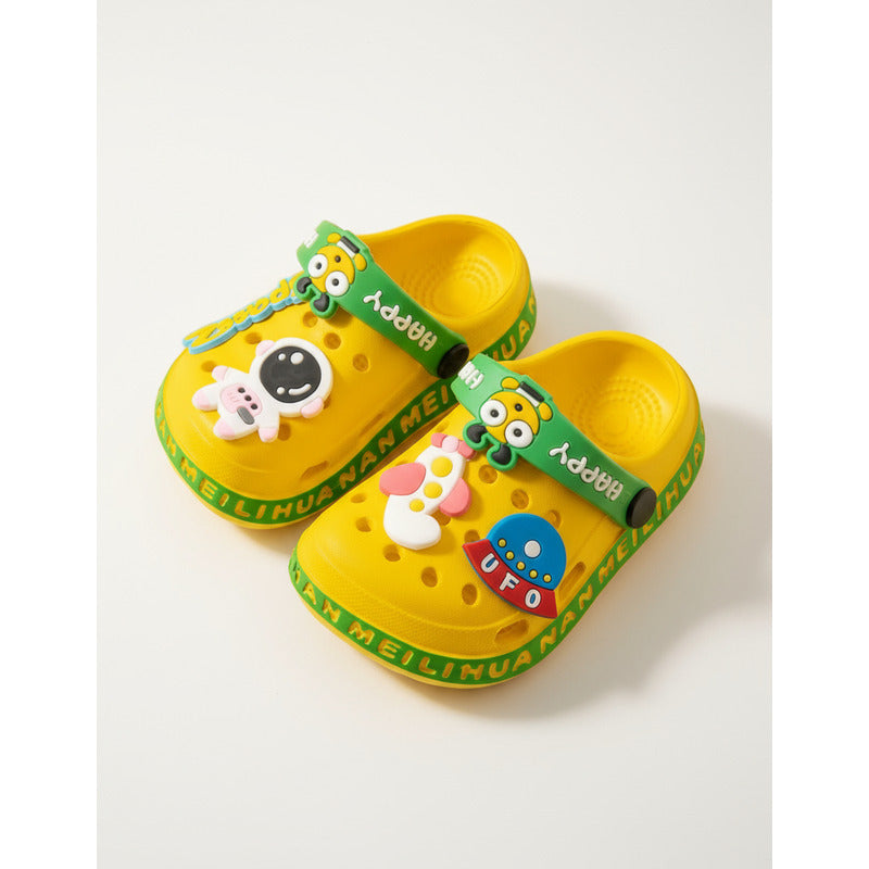 Zapatillas Tipo Sandalia Personajes Animados Pines Uniteduy