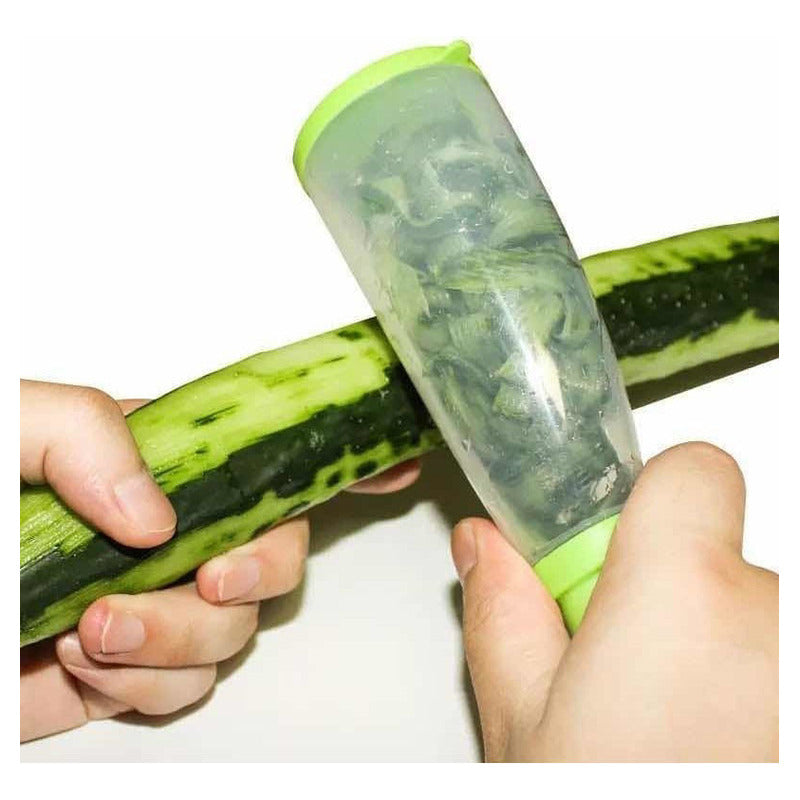 Uniteduy! Pelador Con Contenedor, Super Practico!