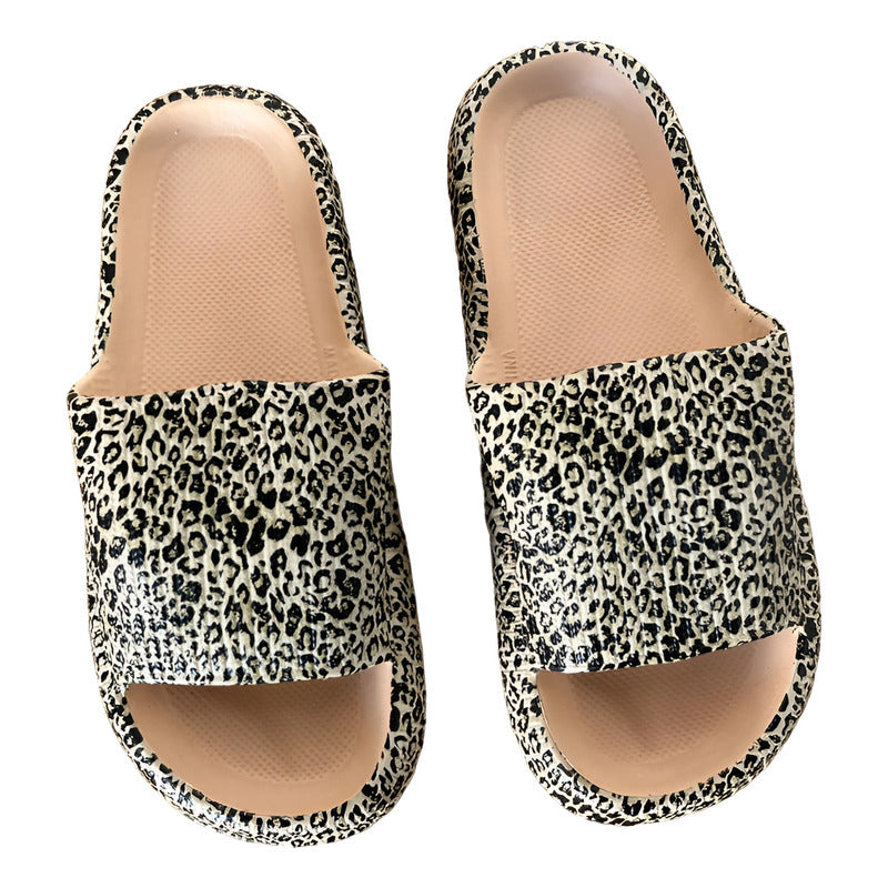 Chancletas Sandalias Ojotas Gomones Playa Animal Print