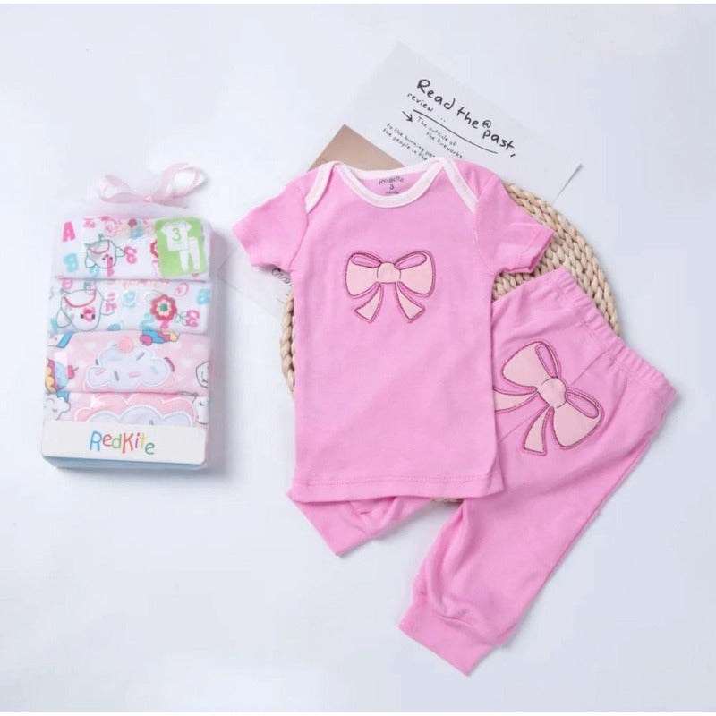 Pack Por 2 Conjuntos De Bebe Surtidos Pantalón Y Remera