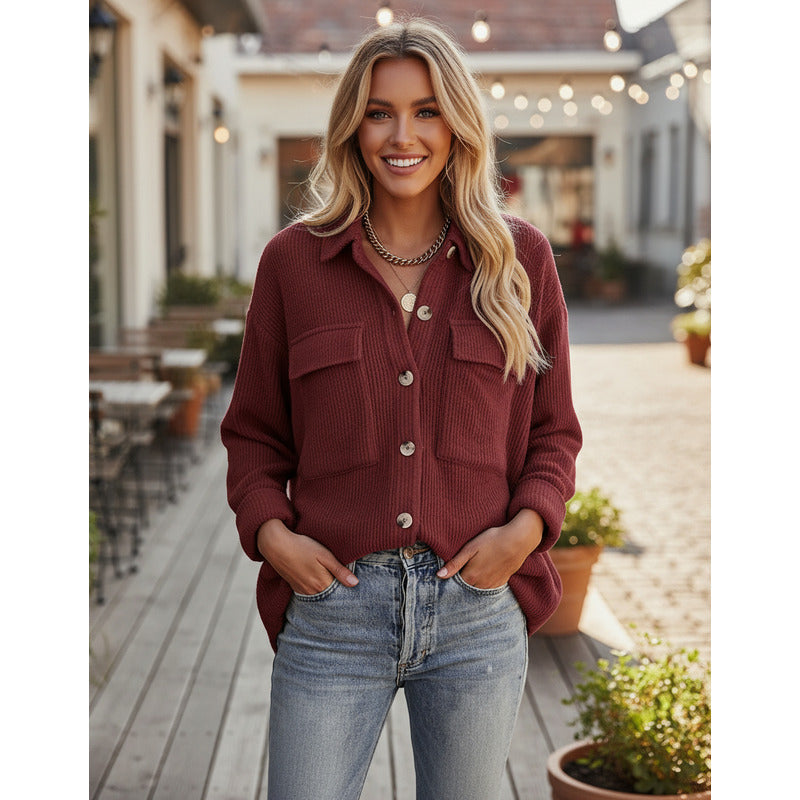 Sobre Camisa Pana Lisos Varios Colores Sin Puños Uniteduy