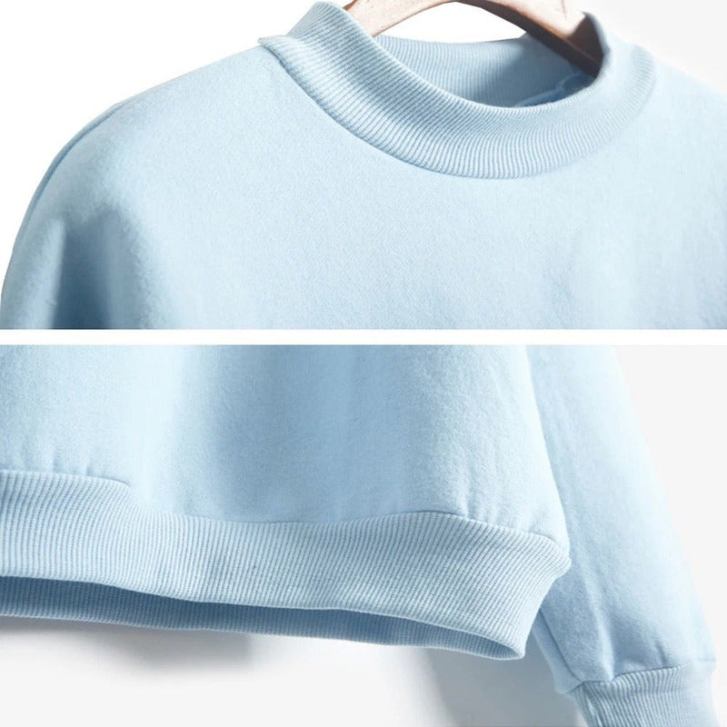 Buzo Deportivo Mujer Cuello Redondo Con Felpa Uniteduy