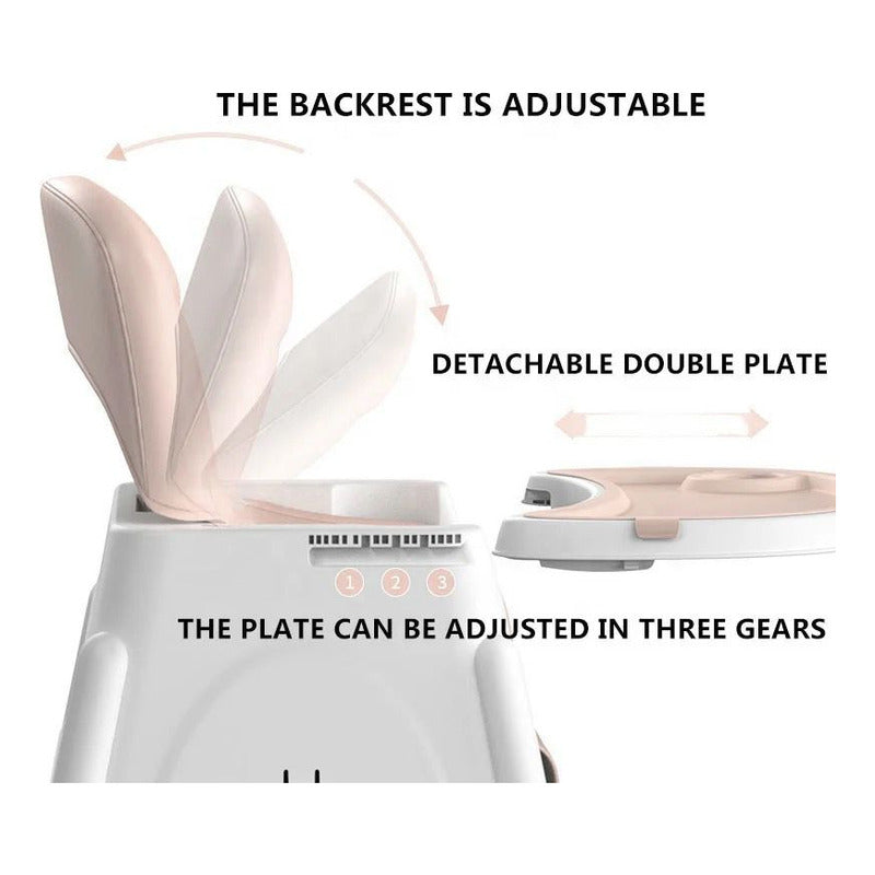 Silla De Comer Para Bebes 3 En 1 Portátil Uniteduy