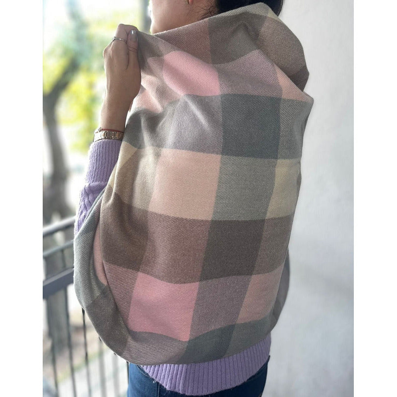 Bufanda Pashmina Chalina Dama Afelpada Liviana Y Suave