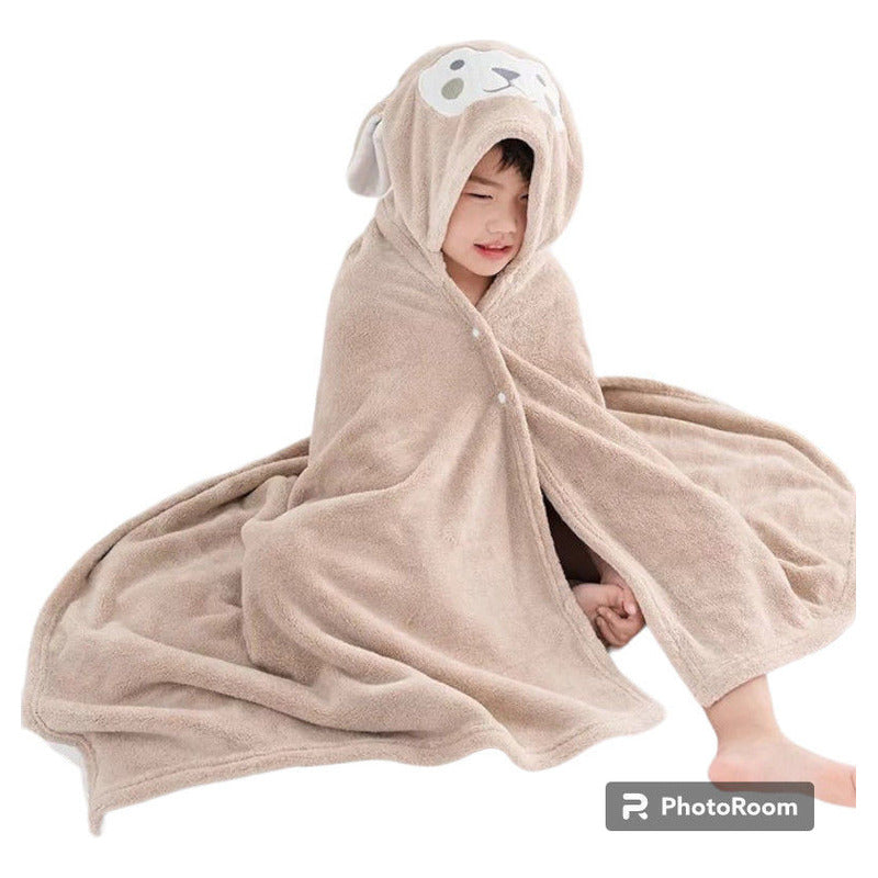 Toalla De Bebe Con Capucha Oso Divina!!! Algodon