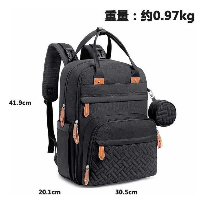 Bolso Mochila Maternal Cuna Bebé  Cambiador Y Usb Uniteduy