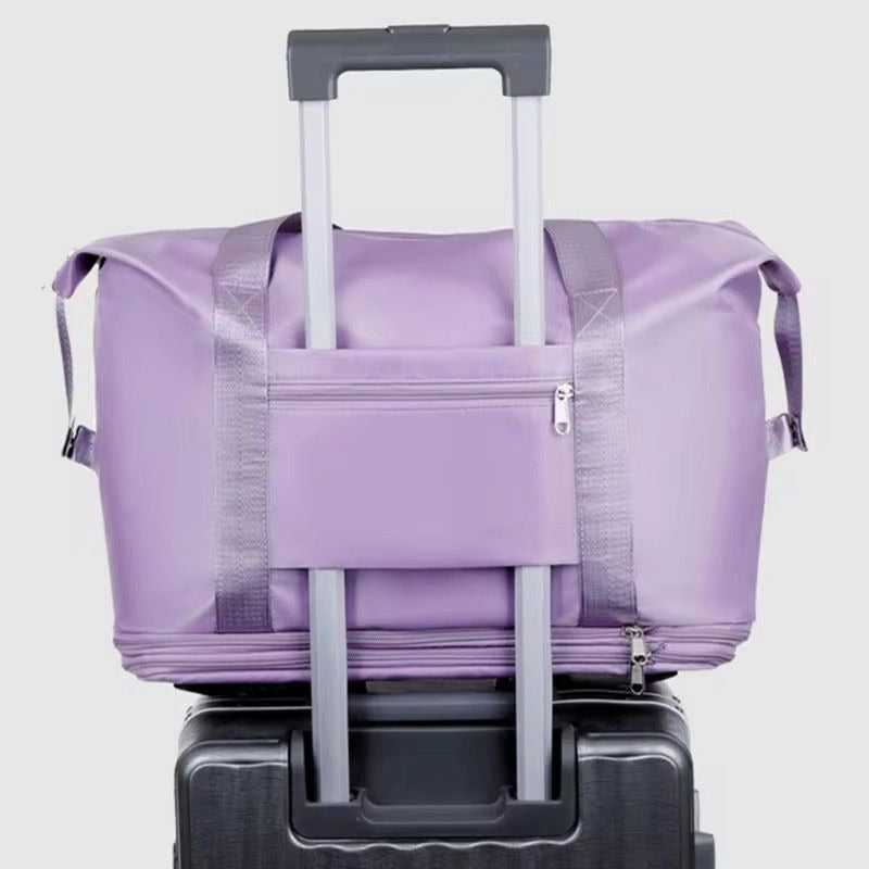 Bolso De Viaje Plegable Expandible Con Ruedas Desmontables