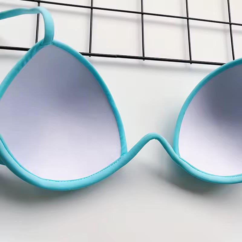 Bikini Malla Soutien Con Aro Y Colaless En V Varios Colores