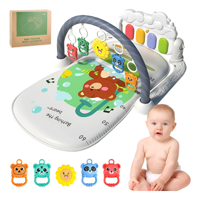 Gimnasio Alfombra Musical E Interactivo Con Piano Uniteduy