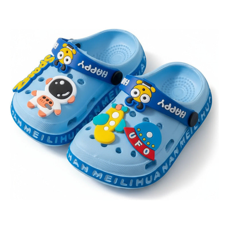 Zapatillas Tipo Sandalia Personajes Animados Pines Uniteduy