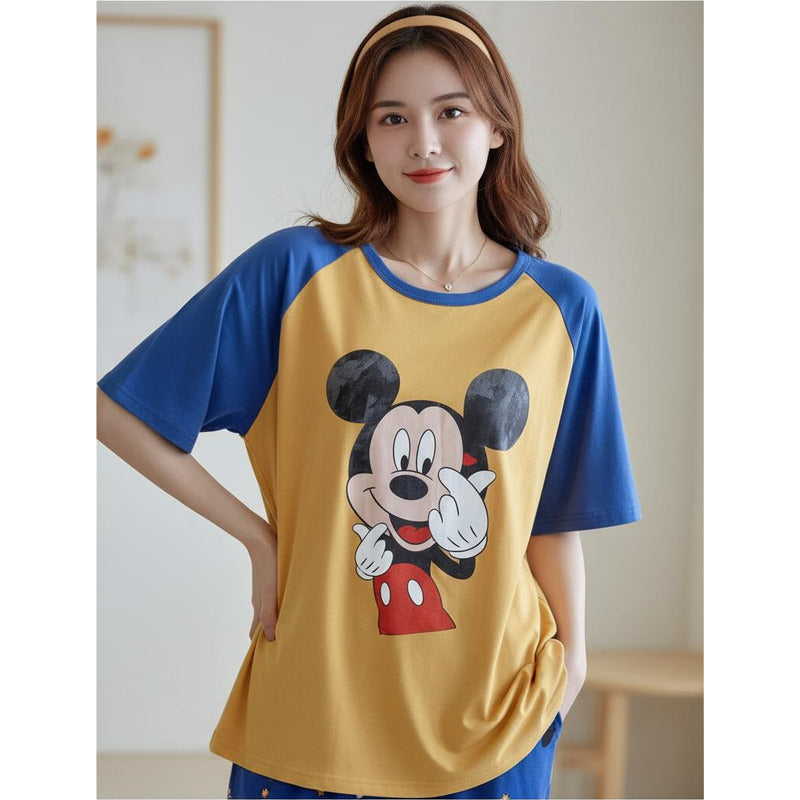 Pijama Pantalon Y Remera Stitch Minnie Donald Daisy Mickey