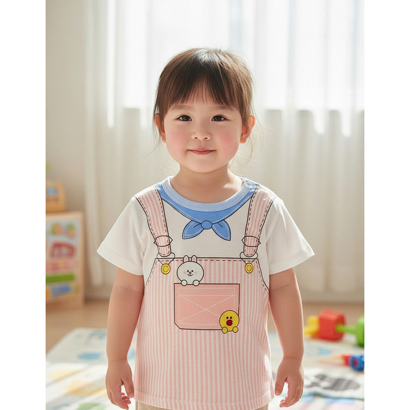 Remeras Manga Corta Algodon Bebes Y Niños Varios Diseños