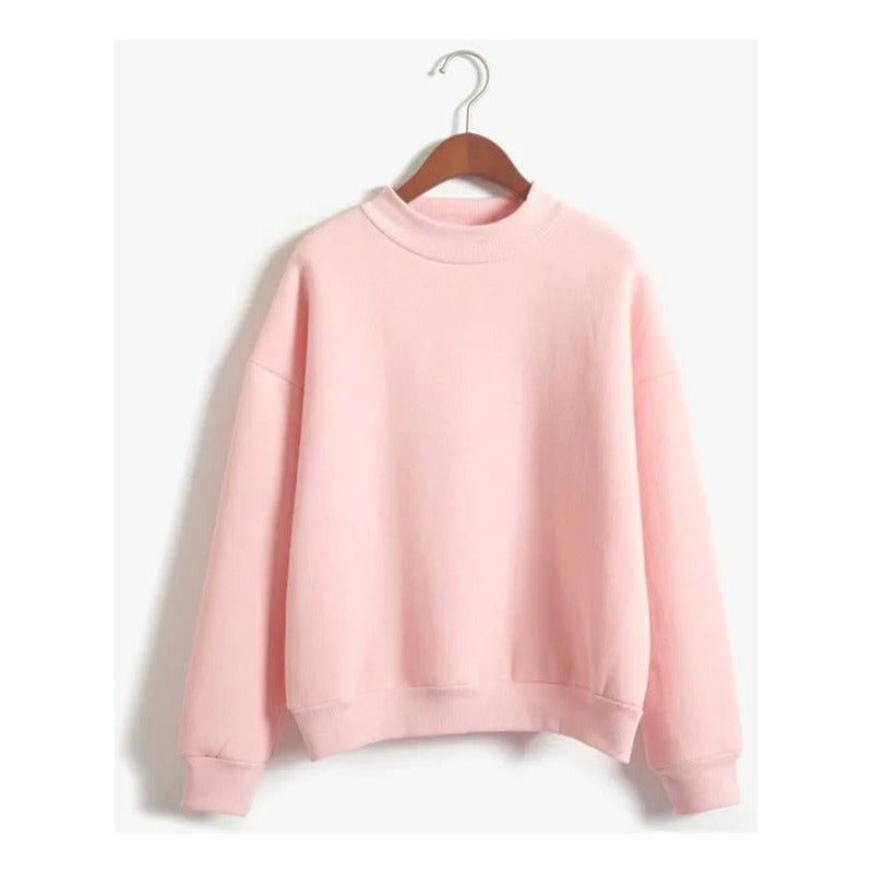 Buzo Deportivo Mujer Cuello Redondo Con Felpa Uniteduy