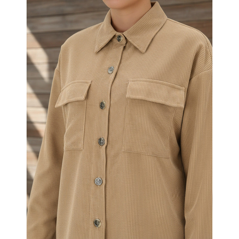 Sobre Camisa Pana Lisos Varios Colores Sin Puños Uniteduy