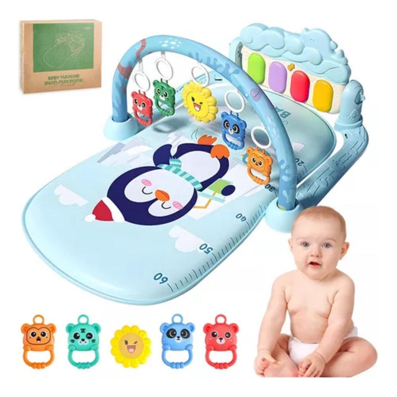 Gimnasio Alfombra Musical E Interactivo Con Piano Uniteduy