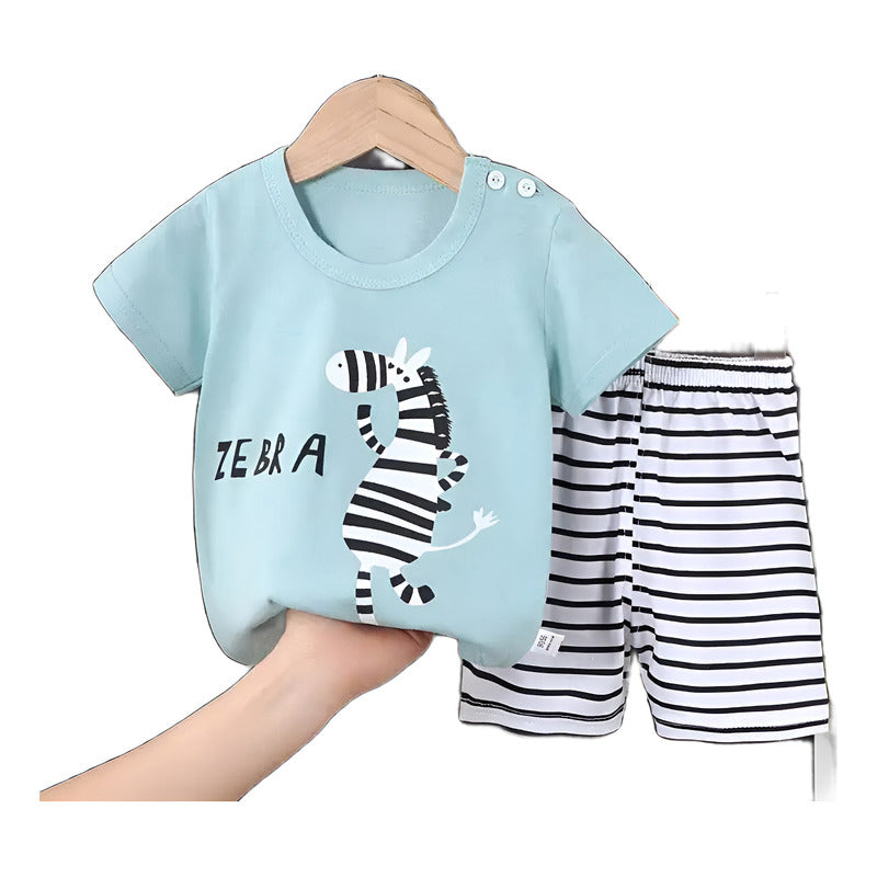 Conjunto Short Y Remera Bebe Y Niño  Uniteduy