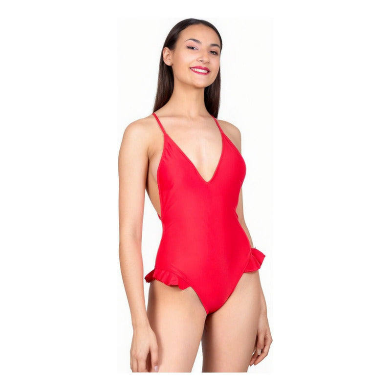 Uniteduy!! Bikini Enteriza Roja! El Verano Llegó!