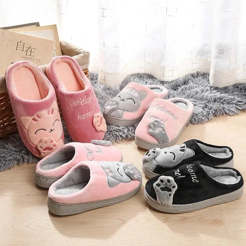 Pantuflas United Uy Gato Sin Talón Adultos Niños Suela Goma