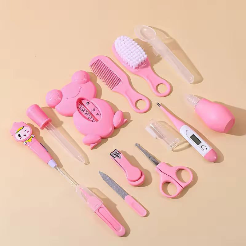 Kit Higiene Bebe Termometro Peine 14 Piezas Muy Completo