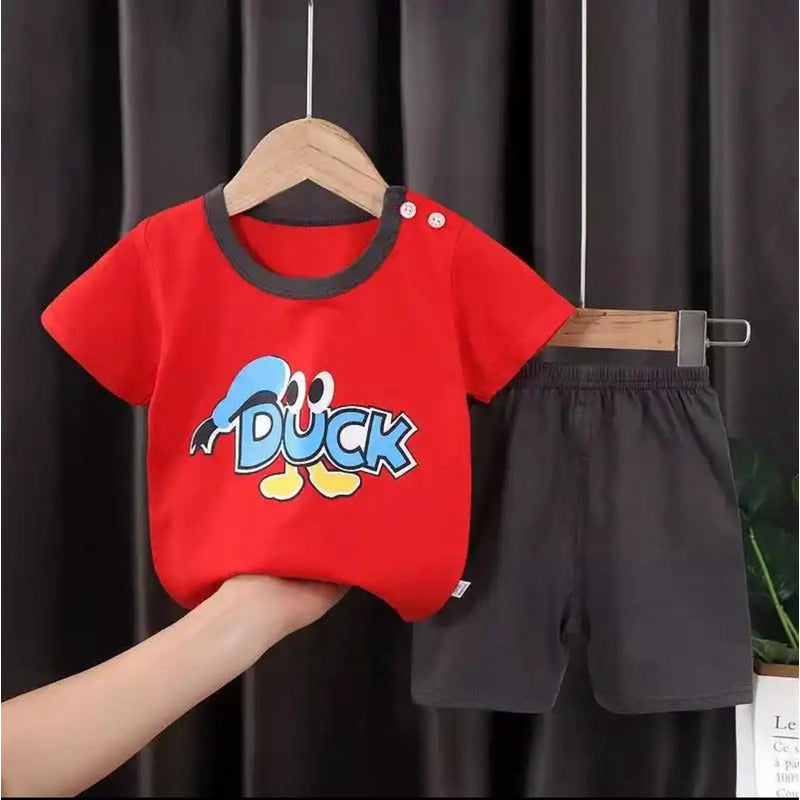 Conjunto De Niño Short Y Remera Bebe Varios Diseños Uniteduy