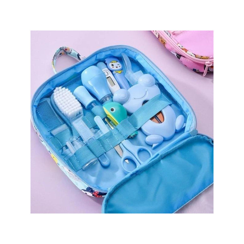 Kit Higiene Bebe Termometro Peine 14 Piezas Muy Completo
