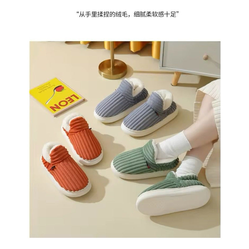 Pantufla Bota Pana Con Suela De Goma Varios Colores Uniteduy