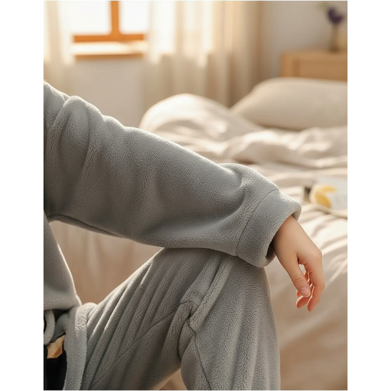Pijama Peluche Largo Osos Plus Abrigados Varios Colores