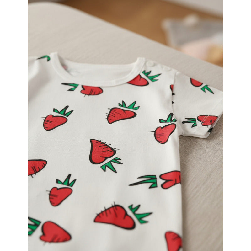 Remeras Manga Corta Algodon Bebes Y Niños Varios Diseños