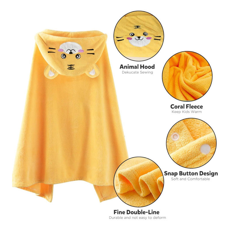 Toalla De Bebe Con Capucha Oso Divina!!! Algodon