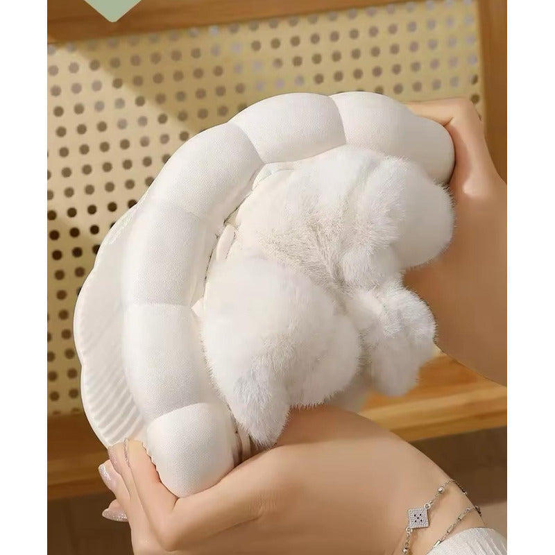 Pantufla Peludas Osos Con Suela De Goma Varios Colores