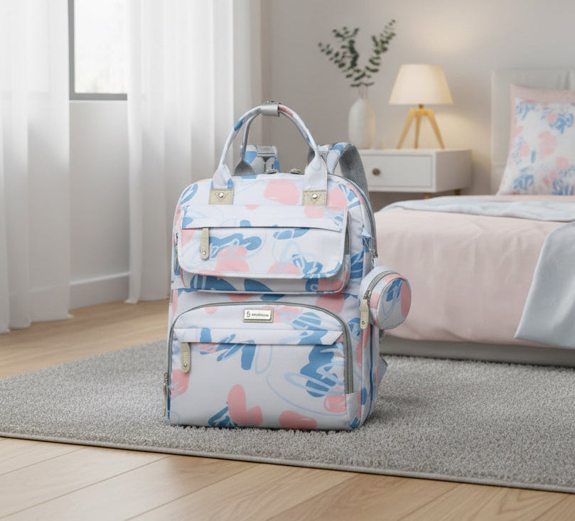 Bolso Mochila Maternal Impermeable Varios Diseños Uniteduy