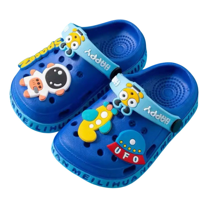 Zapatillas Tipo Sandalia Personajes Animados Pines Uniteduy