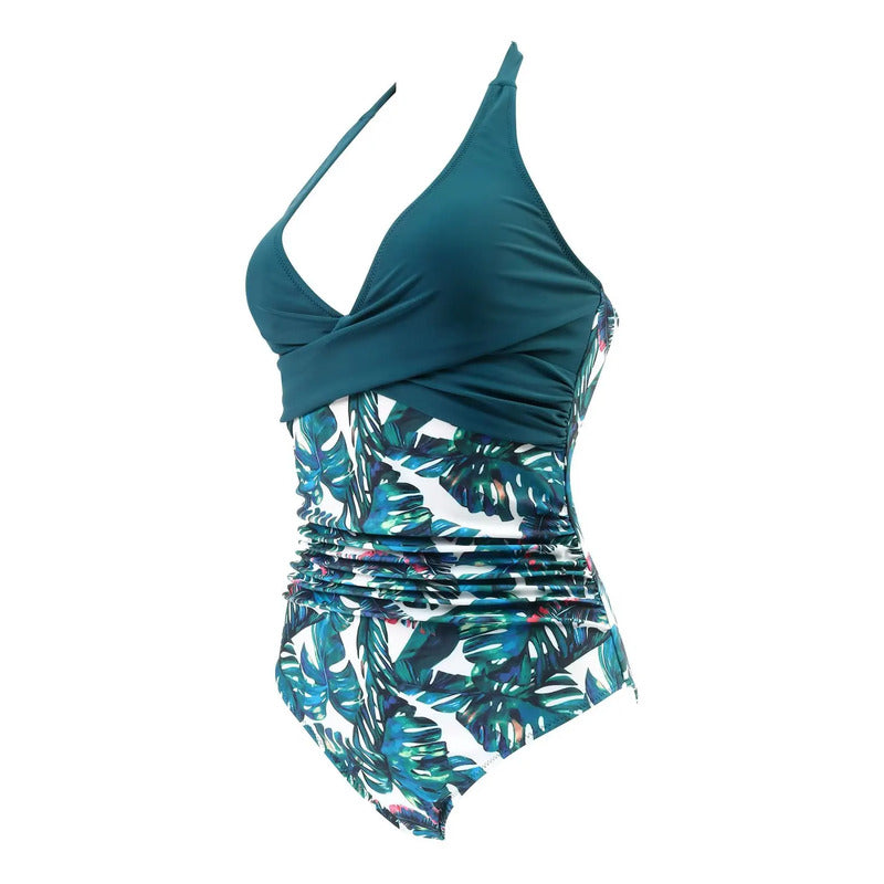 Malla Entera Lisa Y Combinada Bikini Mujer Talles L Al Xxl
