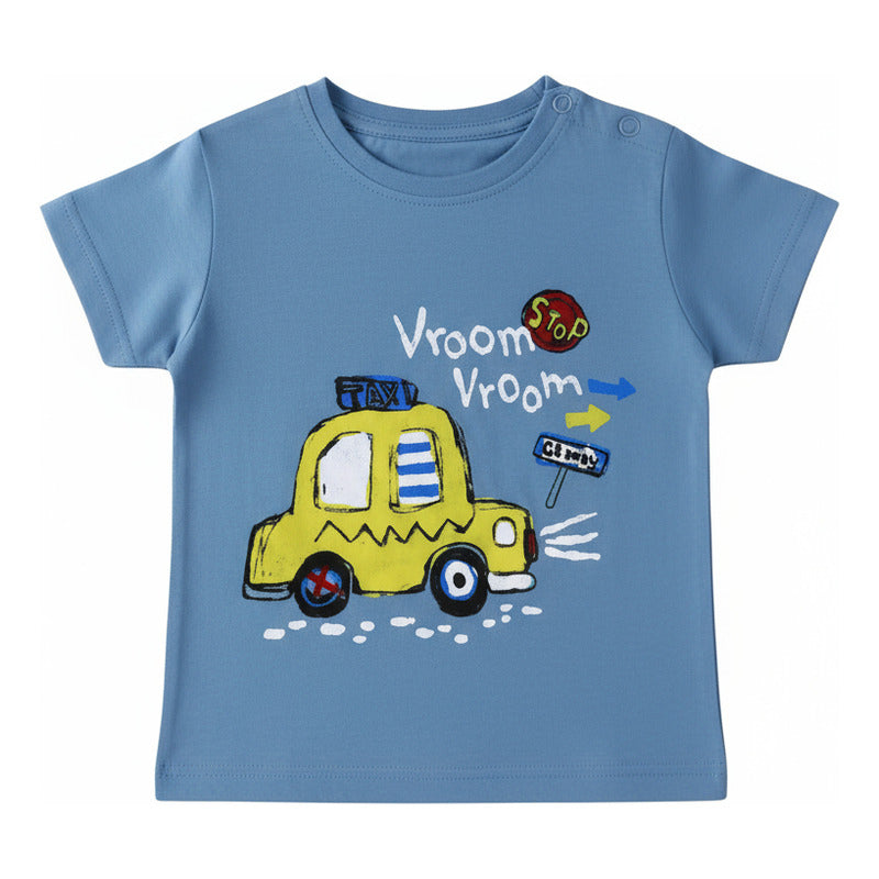 Remeras Manga Corta Algodon Bebes Y Niños Varios Diseños