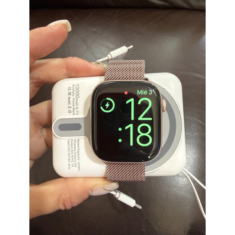 Cargador Power Bank 10000mah Celular Y Reloj Magnético