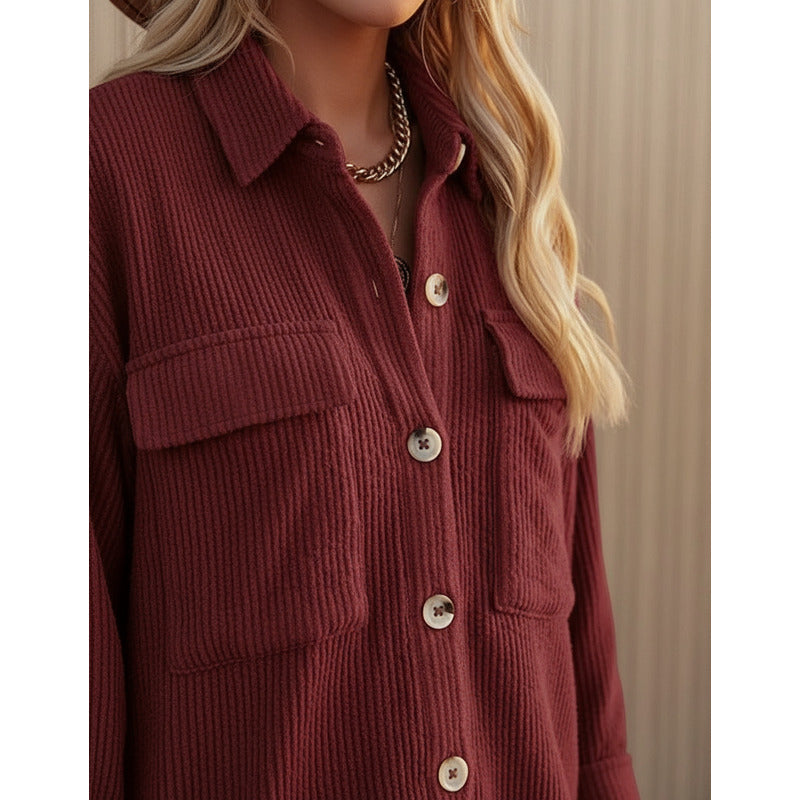 Sobre Camisa Pana Lisos Varios Colores Sin Puños Uniteduy