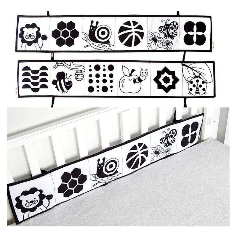 Libro De Tela Sensorial Montessori Bebés Para Cuna Uniteduy