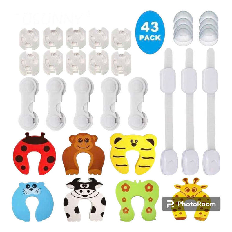 Kit De Seguridad Para Bebés! Súper Completo! Cajón, Puerta..