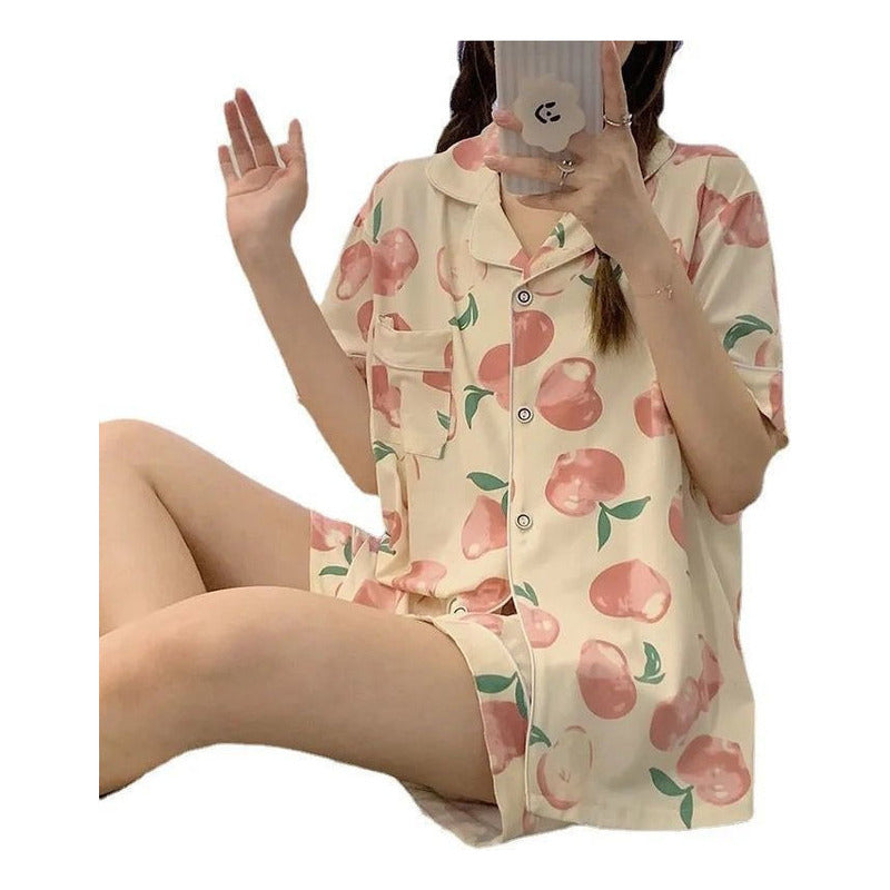 Pijama Corto Stitch - Snoopy - Patricio Bob Esponja Y Varios