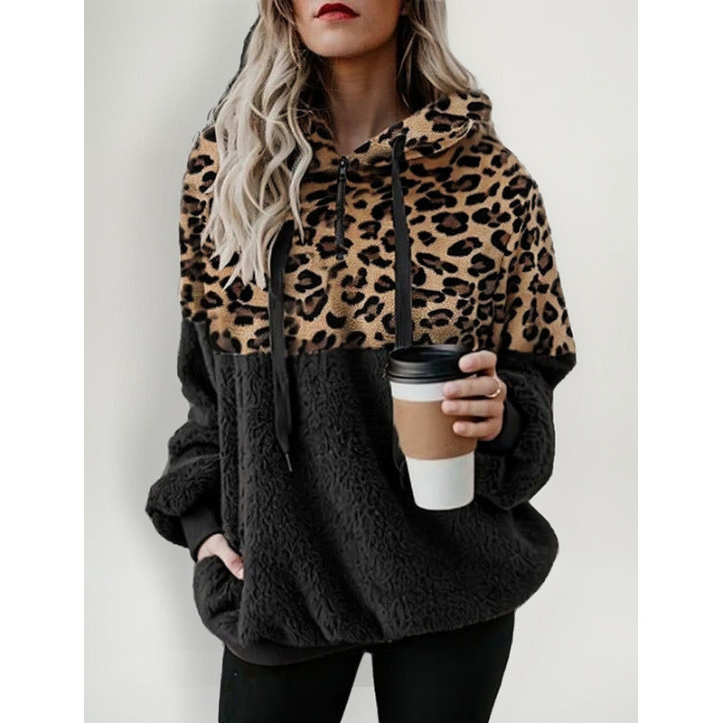 Buzo Canguro Animal Print Cremallera Capucha Uniteduy