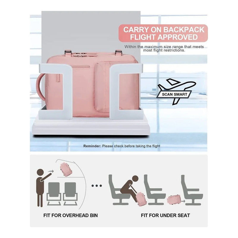 Mochila Viaje Grande Con Usb Varias Reparticiones Uniteduy