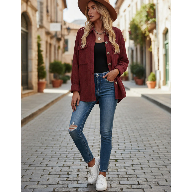 Sobre Camisa Pana Lisos Varios Colores Sin Puños Uniteduy