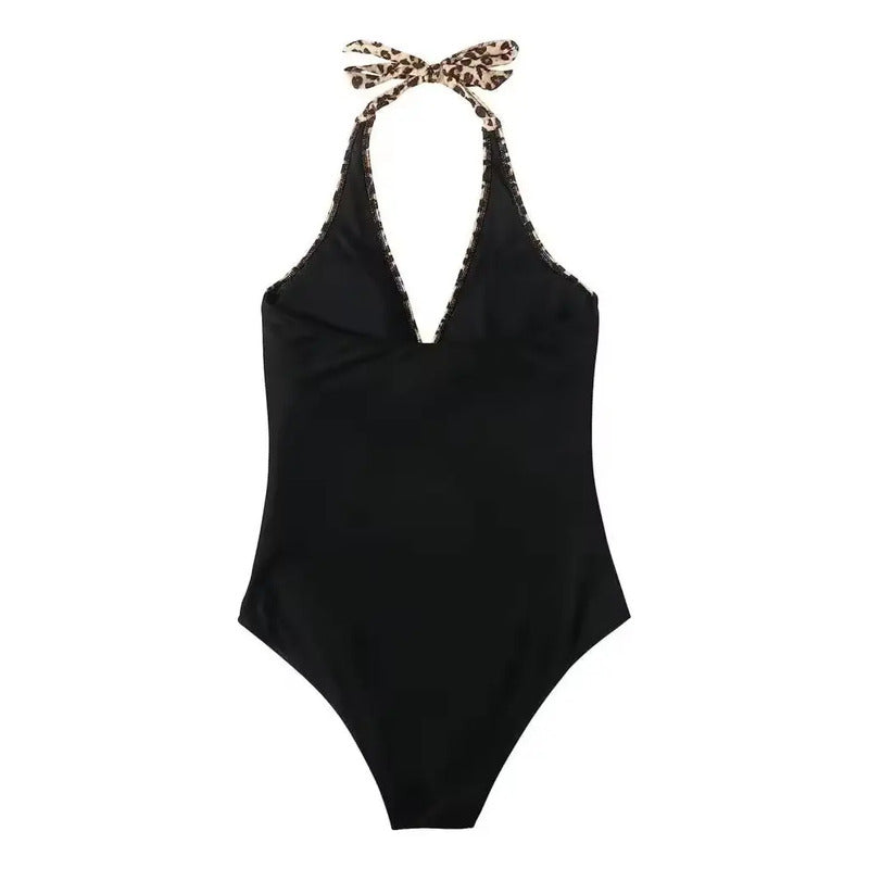 Malla Entera Lisa Y Combinada Bikini Mujer Talles L Al Xxl