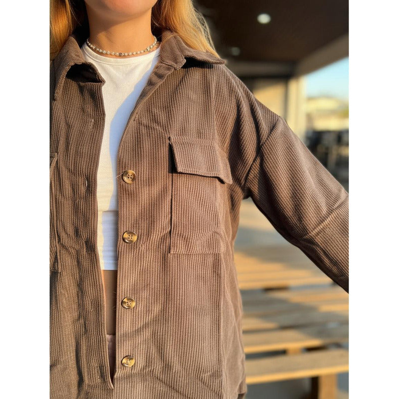 Sobre Camisa Pana Lisos Varios Colores Sin Puños Uniteduy