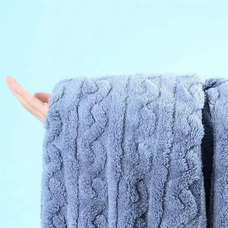 Pijama Peluche Trenzado Largo De Dama Plush  Varios Colores