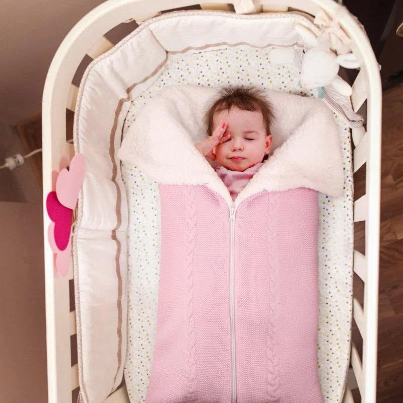 Sobre Bundle Manta Bebe Con Cierre Corderito Y Lana