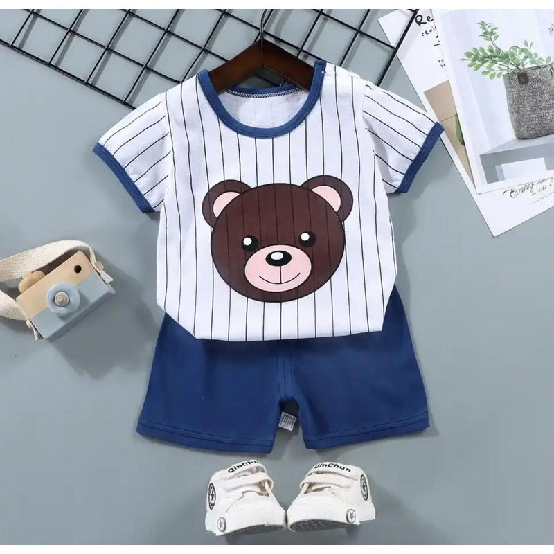 Conjunto Short Y Remera Bebe Y Niño  Uniteduy