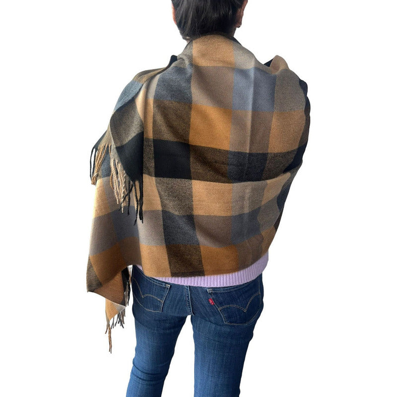 Bufanda Pashmina Chalina Dama Afelpada Liviana Y Suave