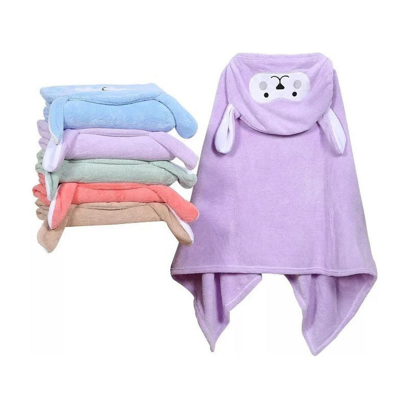 Toalla De Bebe Con Capucha Oso Divina!!! Algodon