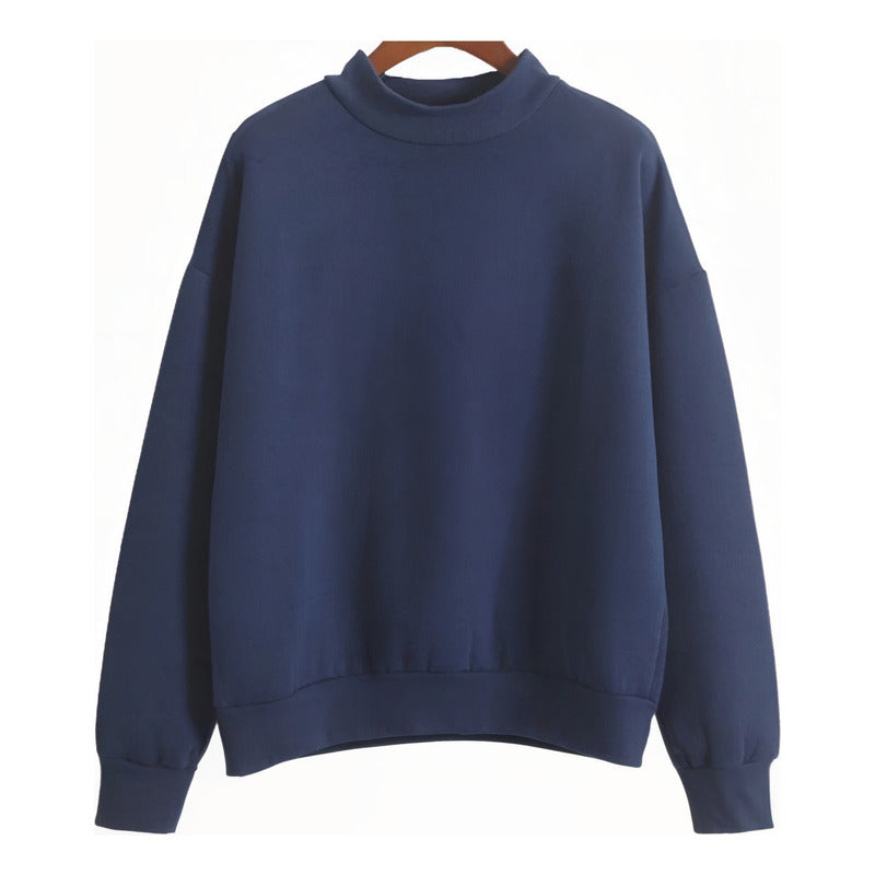 Buzo Deportivo Mujer Cuello Redondo Con Felpa Uniteduy